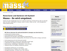 Tablet Screenshot of massa-bauteam.de